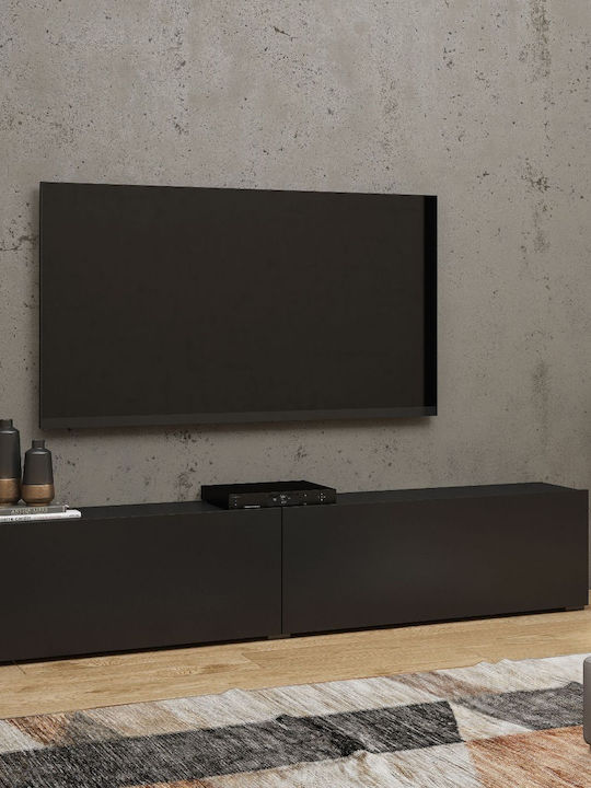 Stand TV Fairy Negru L180xA35xÎ30cm