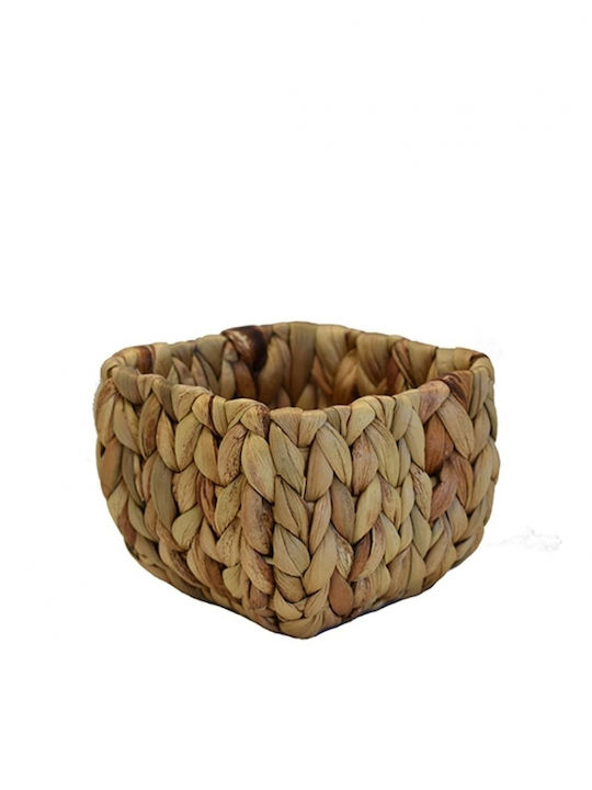 Wicker Decorative Basket 13x13x11cm Atmosphera