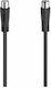 HAMA Καλώδιο Κεραίας Coax male - Coax female Μαύρο 3m (00205053)
