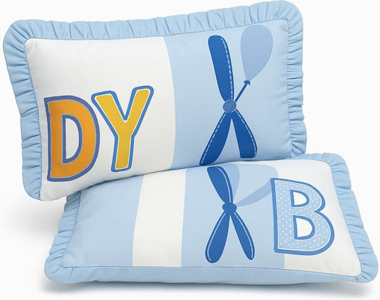Beboulino It's a Boy Kids Cotton Pillowcase Set 28x43cm Multicolour 703-1859-2843