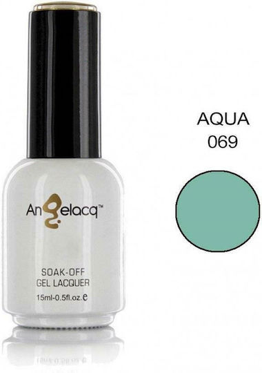 Angelacq Angelacq Хибриден Лак за Нокти 069 Aqua 15мл 1бр