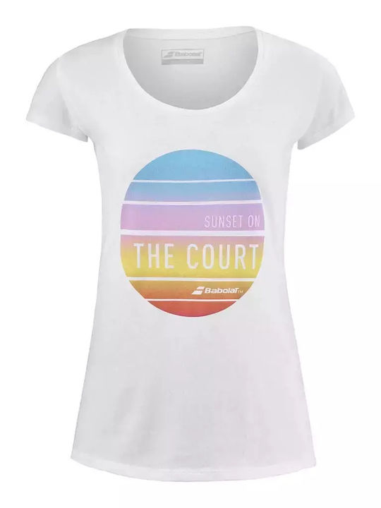 Babolat T-shirt Λευκό