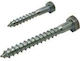Coach Screw Hexagon Galvanized with Diameter M8 and Length 180mm 100pcs