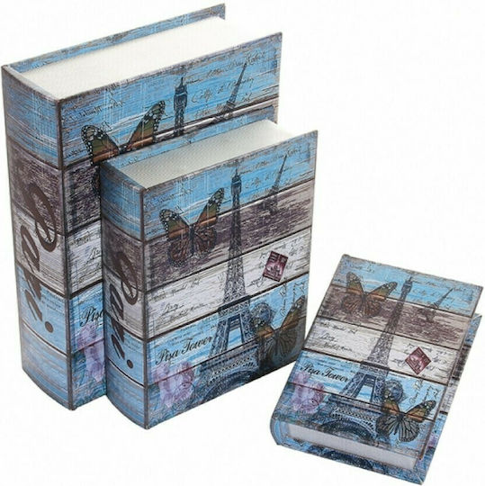 Etoile Сет декоративни кутии във формата на книга 3бр