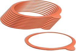Weck Gummidichtungen für Tiegel Set aus 10 Gummibändern für Behälter mit Deckel η120mm 1Stück