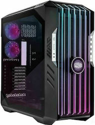 CoolerMaster HAF700 EVO The Berserker Gaming Voller Turm Computergehäuse mit RGB-Beleuchtung Titanium Grey