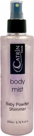 Catrin Beaute Baby Powder Shimmer Spray de corp Stralucire 200ml