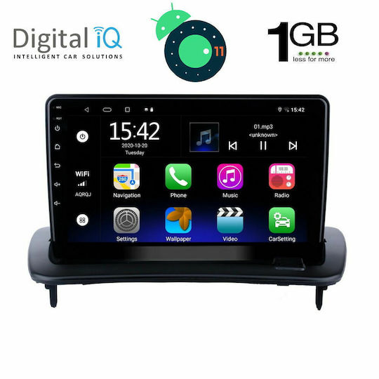 Digital IQ Car Audio System for Volvo C30 / S40 2006 - 2013 (Bluetooth/USB/AUX/WiFi/GPS/Apple-Carplay/Android-Auto) with Touch Screen 9"