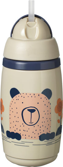 Tommee Tippee Παιδικό Ποτηράκι από Πλαστικό Μπεζ 266ml για 12m+