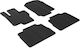 Gledring Set of Front and Rear Mats 4pcs for Mercedes-Benz GLE 2019 Black