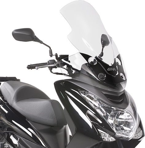 Givi Motorcycle Windshield & Windscreen Transparent Visor for Yamaha Majesty 125 2121DT