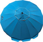 Zanna Toys Beach Umbrella Diameter 2.2m Blue Diameter