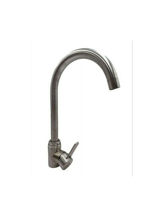 Rolinger Tall Kitchen Faucet Counter Gray