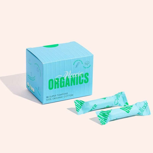 Moxie Ταμπόν Organics για Αυξημένη Ροή 16τμχ