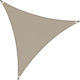 Triangle Shade Sail Ecru With Hoop 3m 190gr/m²
