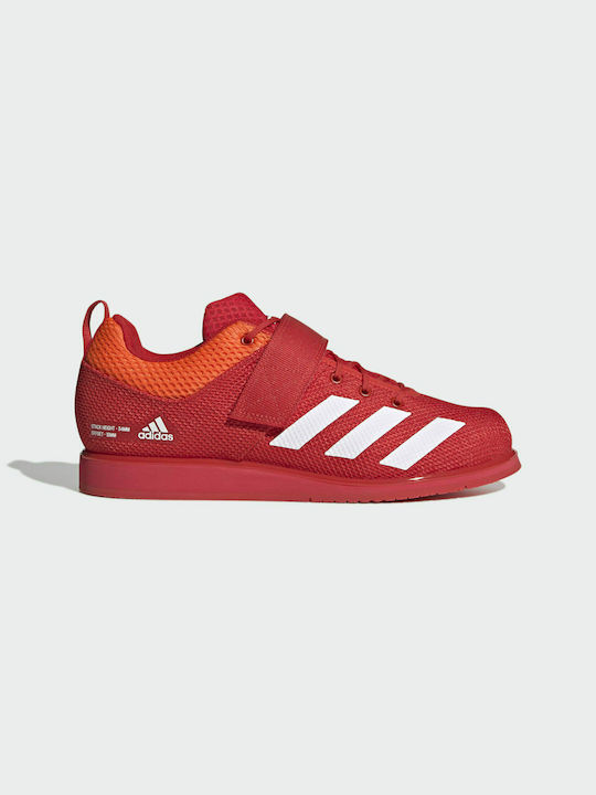 Adidas Powerlift 5 Ανδρικά Αθλητικά Παπούτσια Crossfit Vivid Red / Cloud White / Impact Orange