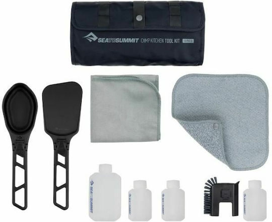 Sea to Summit Camping-Kochutensilien Set Für Camping Küchenwerkzeug-Set 10 Stück STS40-01087-Schwarz