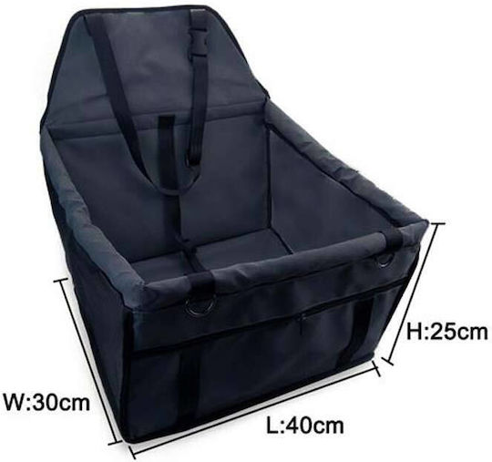 Value Imports Κάθισμα Αυτοκινήτου για Σκύλο Μαύρο 40x30x25cm Μαύρο