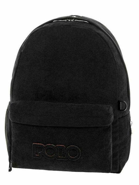 Polo Roy Kotlé School Bag Backpack Junior High-High School in Black color 2022