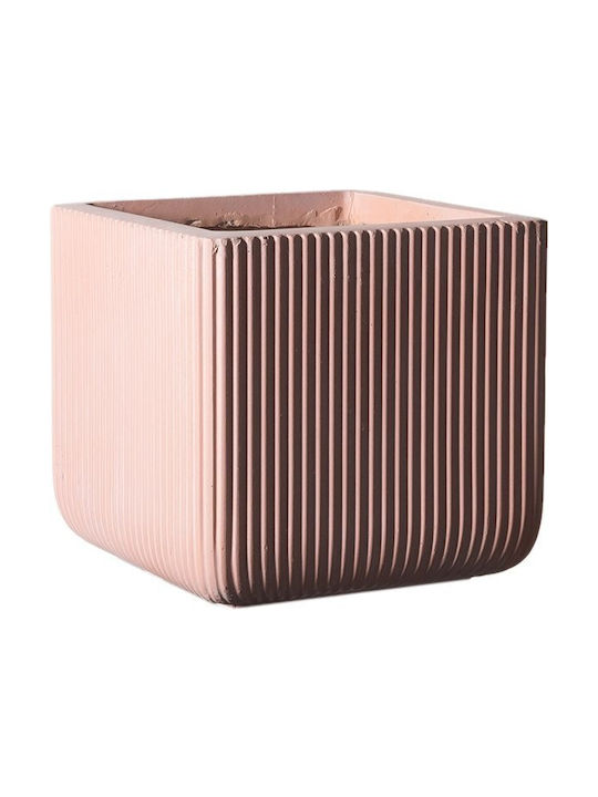 Supergreens Stripe Pot Pink 24x23x23cm