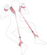 Kinksters Βοήθημα Bondage Beginner Positions Pink