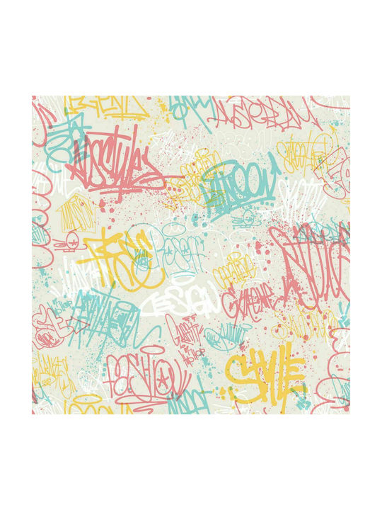 Ugepa Kids Wallpaper Vinyl Coated Graffiti L53xH1000εκ.