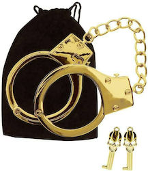 Taboom Plated Handcuffs Handcuffs in Gold Color