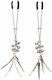 Taboom Nipple Clamps Jewel Tweezer Cleme pentru Sfârcuri Silver