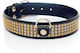 Boss Of Toys Κολάρο Collar With Crystals 3cm Gold
