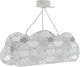 Ango Πολύφωτο Παιδικό Φωτιστικό Κρεμαστό από Πλαστικό 240W με Υποδοχή E27 Γκρι 54x22cm