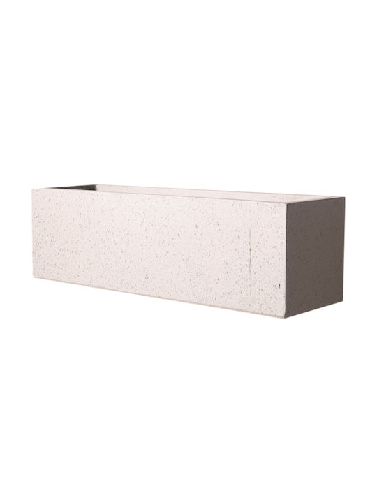 Supergreens Terazzo Blumentopf 80x28cm in Gray Farbe C-2150-8