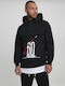 NASA 60's Sweatshirt mit Kapuze Schwarz