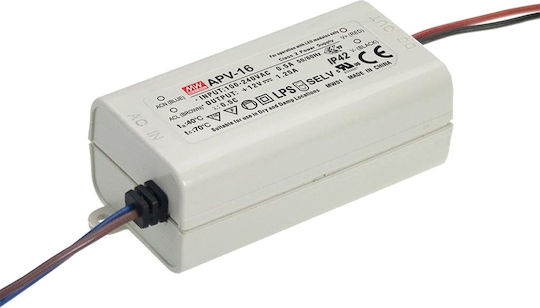 VK Lighting Einstellbares Dimmbares LED-Netzteil IP42 Leistung 16W mit Ausgangsspannung 12V