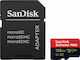 Sandisk Extreme Pro microSDXC 128GB U3 V30 A2 UHS-I 200MB/s με αντάπτορα