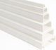 Lineme Canal de Cablu din Plastic 12mm x 12mm Alb