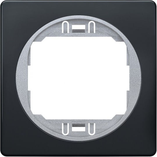 Aling Conel ERW-EON-E6801.S1E Switch Frame 1 Position in Black Color E6801.S1E