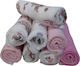 Viopros Baby Towel Set Multicolour 8pcs