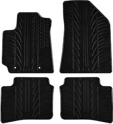 Gledring Set Front and Back 4pcs for Hyundai i10 2020 Black