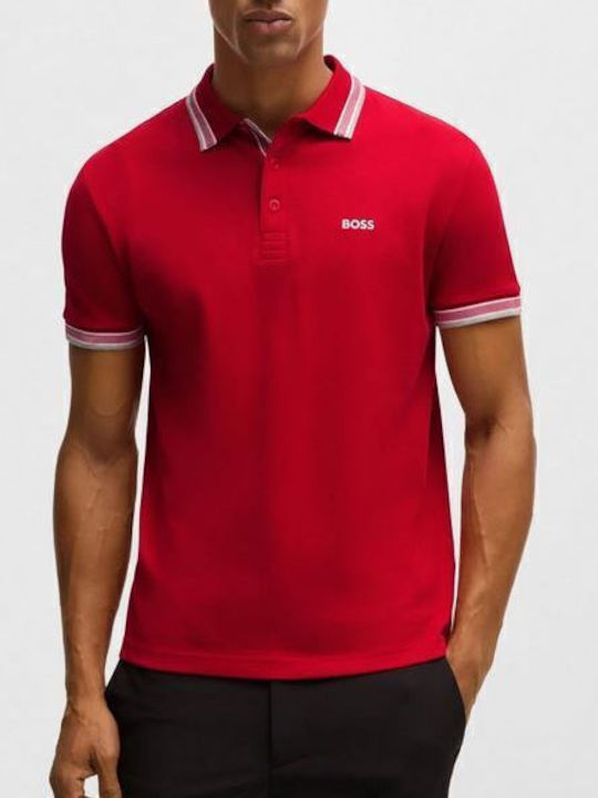 Boss Paddy Polo Μπλούζα Κοντομάνικη Κόκκινη