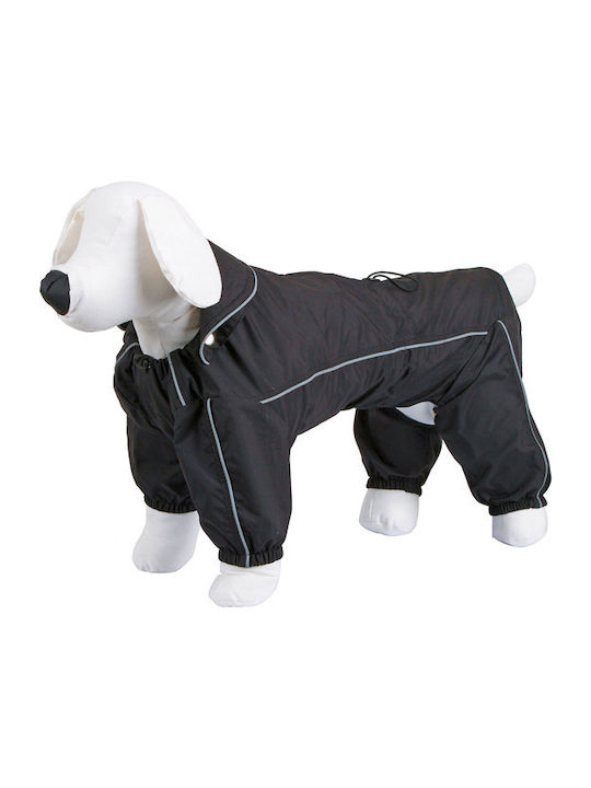 Kerbl Manchester Hundemantel Wasserdicht Schwarz mit Rückenlänge 70 cm.