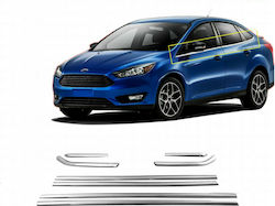 S-dizayn Trim Παραθύρων Ανοξείδωτο Ατσάλι Χρώμιο Ford Focus Sedan 2011