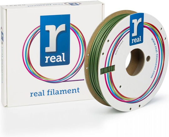 Real Filament PLA 3D Drucker Filament 2.85mm Funkel Garnet Grün 0,5kg 1 Stück (Spule)