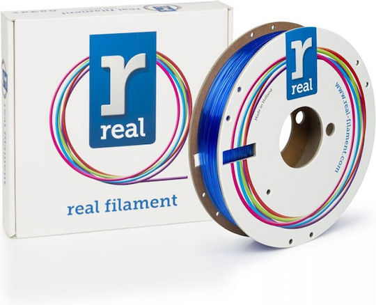 Real Filament PETG 3D Принтер Филамент 1.75мм Полупрозрачен Син 0.5кг 1бр Макарa