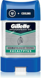 Gillette Eucalyptus Gel Cooling Αποσμητικό 48h σε Stick 70ml