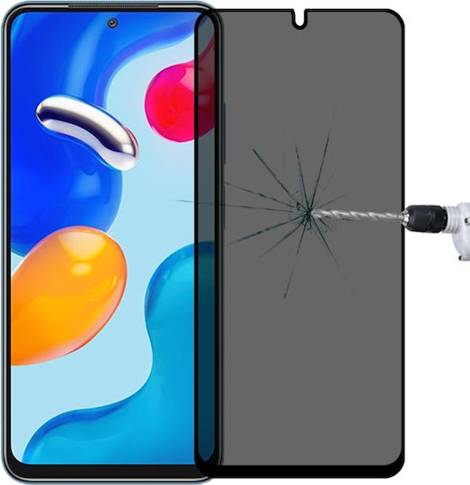 Anti Spy Privacy Full Face Tempered Glass Black (Redmi Note 11/11S) EDA002868825