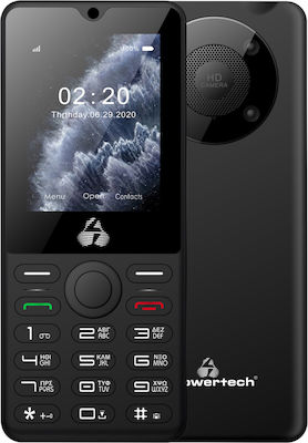 Powertech Milly Big II Dual SIM Handy mit Tasten Schwarz