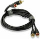 QED Cable RCA male - RCA male 0.75m QE8101