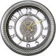 ArteLibre Античен стенен часовник Пластмаса Silver Ø30.5см