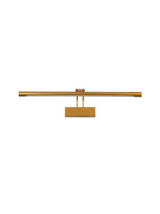 GloboStar Laura Modern Wall Lamp with Integrated LED and Natural White Light in Copper Color Width 60cm