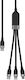 Unitek Braided Cablu USB la Lightning / Type-C / micro USB cu mai multe porturi 5A Negru 1.5m (C14101BK)